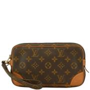 Louis Vuitton Vintage Pre-owned Canvas kuvertvskor Brown, Dam