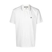 C.p. Company Stilig Polo Tröja för Män White, Herr