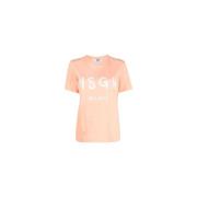 Msgm T-Shirts Orange, Dam