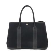 Hermès Vintage Pre-owned Canvas totevskor Black, Dam