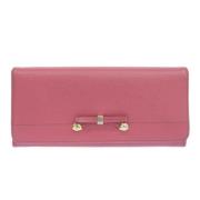 Prada Vintage Pre-owned Laeder plnbcker Pink, Dam