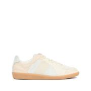 Maison Margiela Beige Mocka Replica Inside Out Sneakers Beige, Herr