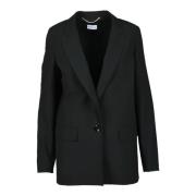 Marella Elegant Blazer med Polyesterblandning Black, Dam