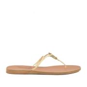 Ancient Greek Sandals Lädersandaler Yellow, Dam