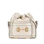 Gucci Vintage Pre-owned Laeder axelremsvskor White, Dam