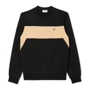 Lacoste Klassisk Krokodil Logga Sweatshirt Black, Herr