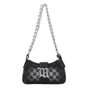 Misbhv Monogram Mini Axelväska Black, Dam