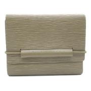 Louis Vuitton Vintage Pre-owned Laeder plnbcker Beige, Dam