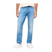 Tommy Jeans Slim Scanton Jeans i Ljus Tvätt Blue, Herr