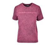 Diesel Bomull Casual T-shirt Pink, Dam