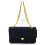 Chanel Vintage Pre-owned Canvas chanel-vskor Black, Dam