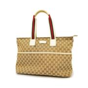 Gucci Vintage Pre-owned Canvas gucci-vskor Brown, Dam