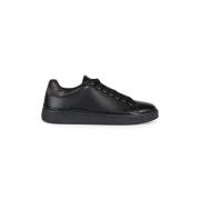 Guess Läder Sneakers med Logo Print Insats Black, Dam