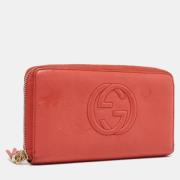 Gucci Vintage Pre-owned Laeder plnbcker Orange, Dam