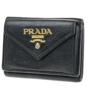 Prada Vintage Pre-owned Laeder plnbcker Black, Dam