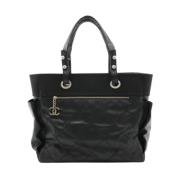 Chanel Vintage Pre-owned Canvas chanel-vskor Black, Dam