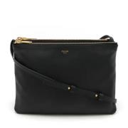 Celine Vintage Pre-owned Laeder crossbodyvskor Black, Dam