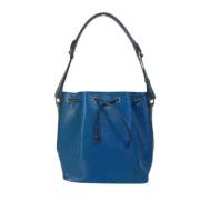 Louis Vuitton Vintage Pre-owned Tyg louis-vuitton-vskor Blue, Dam