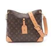 Louis Vuitton Vintage Pre-owned Canvas crossbodyvskor Brown, Dam