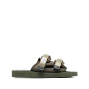 Suicoke Flip Flop Sandaler Olivgrön Moto Cab Green, Herr