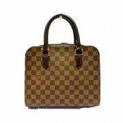 Louis Vuitton Vintage Pre-owned Tyg handvskor Brown, Dam