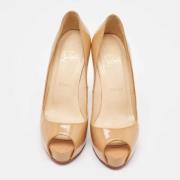 Christian Louboutin Pre-owned Pre-owned Tyg klackskor Beige, Dam