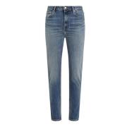 Tommy Hilfiger Slim Cigarette Jeans Blue, Dam