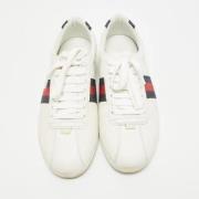 Gucci Vintage Pre-owned Laeder sneakers White, Dam