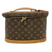 Louis Vuitton Vintage Pre-owned Canvas handvskor Brown, Dam