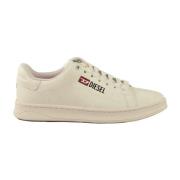 Diesel Läder Sneakers med Gummisula White, Herr