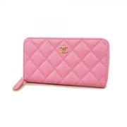 Chanel Vintage Pre-owned Laeder plnbcker Pink, Dam