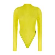 Diesel Neon Yellow Savage X Fenty Bodysuit Yellow, Dam