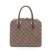 Louis Vuitton Vintage Pre-owned Canvas handvskor Brown, Dam