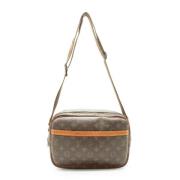 Louis Vuitton Vintage Pre-owned Laeder axelremsvskor Brown, Dam