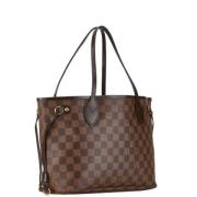 Louis Vuitton Vintage Pre-owned Tyg louis-vuitton-vskor Brown, Dam