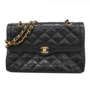 Chanel Vintage Pre-owned Laeder chanel-vskor Black, Dam