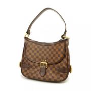 Louis Vuitton Vintage Pre-owned Tyg louis-vuitton-vskor Brown, Dam