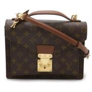 Louis Vuitton Vintage Pre-owned Canvas louis-vuitton-vskor Brown, Dam