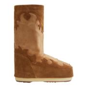 Moon Boot Mocka Low Felt Boot Brown, Dam