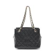 Chanel Vintage Pre-owned Tyg chanel-vskor Black, Dam