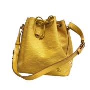 Louis Vuitton Vintage Pre-owned Laeder louis-vuitton-vskor Yellow, Dam