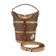 Louis Vuitton Vintage Pre-owned Tyg louis-vuitton-vskor Brown, Dam