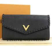 Louis Vuitton Vintage Pre-owned Laeder plnbcker Black, Dam