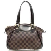 Louis Vuitton Vintage Pre-owned Tyg handvskor Brown, Dam