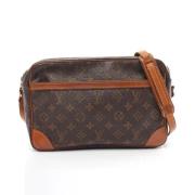 Louis Vuitton Vintage Pre-owned Canvas crossbodyvskor Brown, Dam