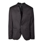 Imperial Elegant Blazer med Polyesterblandning Black, Herr