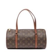 Louis Vuitton Vintage Pre-owned Canvas handvskor Brown, Dam