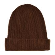 Roberto Collina Kashmir Siden Polyester Hatt Brown, Dam