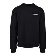 Diesel Bomull Elastan Stickad Topp Black, Herr