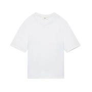 Ami Paris Hjärtlogo T-shirt White, Herr